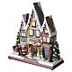 Animated Christmas village with LED lights, 17.3x12.2x5.1 in s3