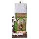 Animated Santa's Toy Shop Christmas decoration with LED lights, 30x15x20 cm s4