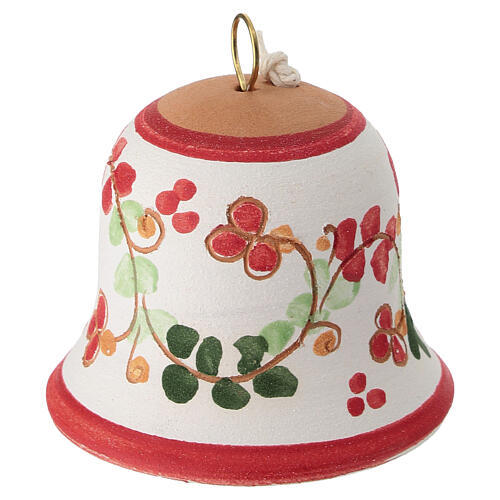 Clochette pascale Deruta 5x5 cm rouge 3