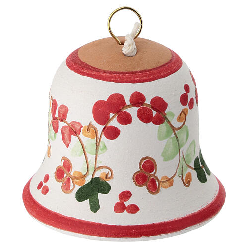 Clochette pascale Deruta 5x5 cm rouge 4