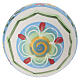 Floral Deruta Terracotta Easter Ball Ornament, 5x5 cm s4