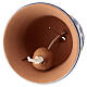 Blue Floral Deruta Terracotta Bell Ornament, 5x5 cm s5