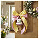 Lilac floral Easter bell by Deruta, 2x2 in s2