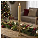 Decorative golden 8-pointed star candle holder, 9x2.5x4 in s2