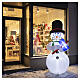 Pupazzo di neve gonfiabile int-est tremolante LED 175x80x70 cm s2