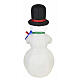 Pupazzo di neve gonfiabile int-est tremolante LED 175x80x70 cm s5