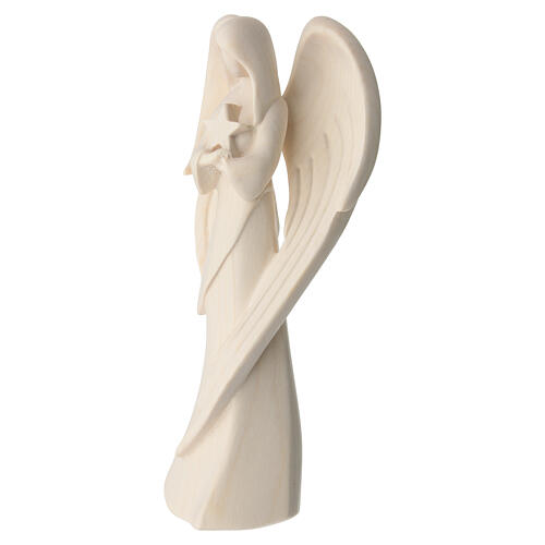 Angel with Star in Natural Val Gardena Maple Wood, Flamingo 2