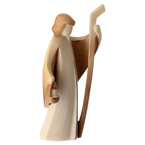 Saint Joseph statue Aram brown Val Gardena wood 3