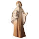 Figura pastor con oveja en brazos acabado marrón Val Gardena Aram de madera s1