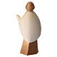 Figura pastor con oveja en brazos acabado marrón Val Gardena Aram de madera s4