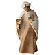 Statuina Val Gardena Re Magio Gasparre Aram in legno marrone s1
