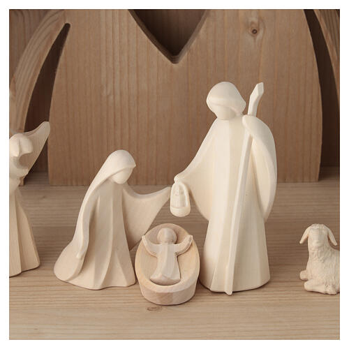 Altea Nativity Stable in Double-Patinated Val Gardena Wood for Aram Nativity Figures 3