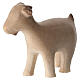 Standing little goat by "Aram" collection, wooden double-patina Val Gardena Nativity Scene figurine s2