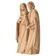 Stylised Holy Family in olivewood from Val Gardena s2