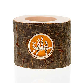 Weihnachtsschmuck: Holz-Stueck fuer Kerzen Weinachten Weihnachtsschmuck: Holz-Stueck fuer Kerzen Weinachten