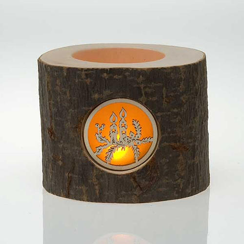 Christmas Tree Trunk Candle Holder, candles design 2