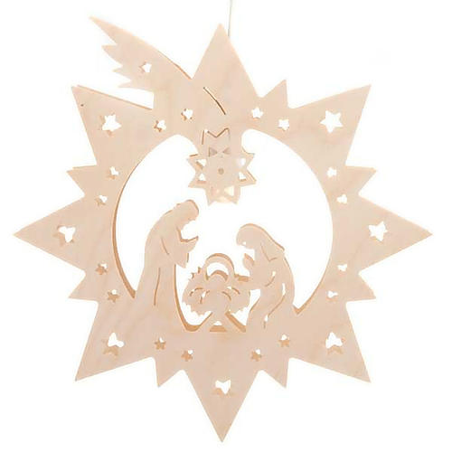 Lit-up crib with star 1