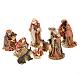Cotton Nativity scene 15 cm s1