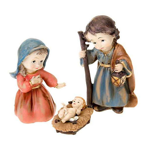 Resin children crib, 13cm 4