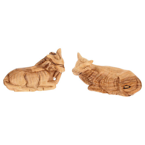 Bethlehem olive wood nativity 22 cm 13