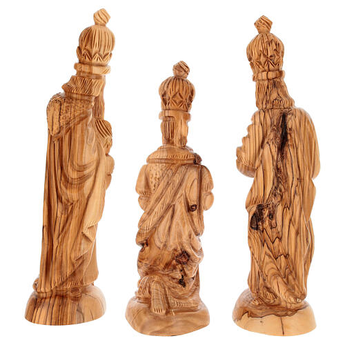 Bethlehem olive wood nativity 22 cm 16