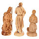 Bethlehem olive wood nativity 22 cm s17