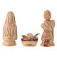 Olive wood carved nativity set s6