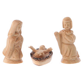 Olive wood carved nativity set