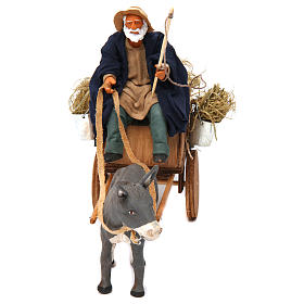 Neapolitanische Krippe: Beweglicher Hirt Krippe 14 cm gebrannter Ton Neapolitanische Krippe: Beweglicher Hirt Krippe 14 cm gebrannter Ton