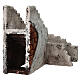 Right corner staircase for 8 cm Neapolitan Nativity Scene s5