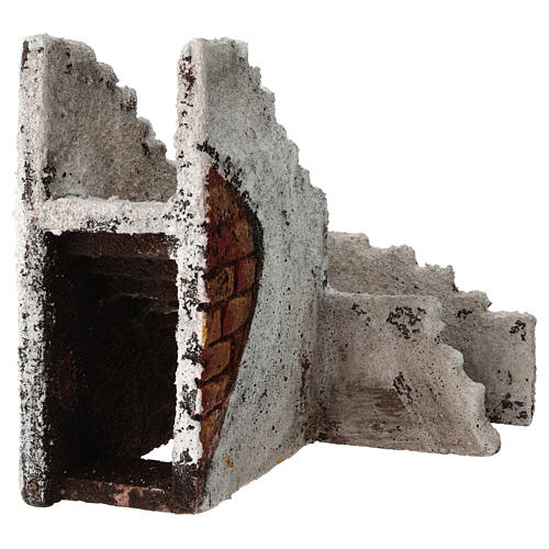 Scala angolo destro  presepe napoletano 8 cm 5