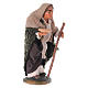 Nativity set accessory hunchbacked shepherd 10 cm clay figurine s6
