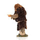 Nativity set accessory hunchbacked shepherd 10 cm clay figurine s3