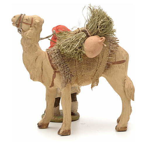 Nativity set accessory Dark cameleer with camel 10 cm figurines 3