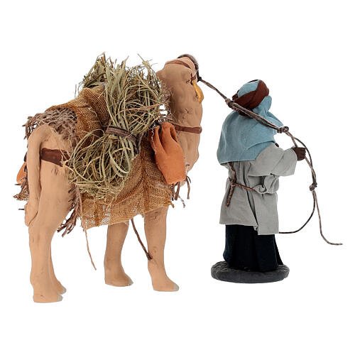 Nativity set accessory Dark cameleer with camel 10 cm figurines 4