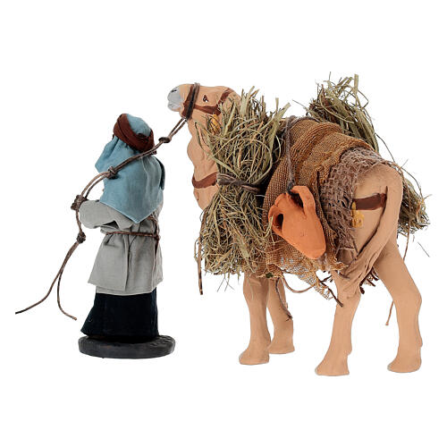 Nativity set accessory Dark cameleer with camel 10 cm figurines 5