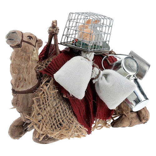 Nativity set accessory geared camel resting 10cm figurine 3