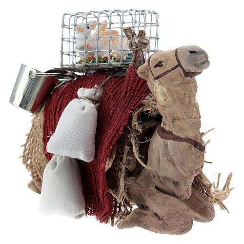 Nativity set accessory geared camel resting 10cm figurine 4
