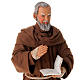 Padre Pio 24 cm terracotta s3