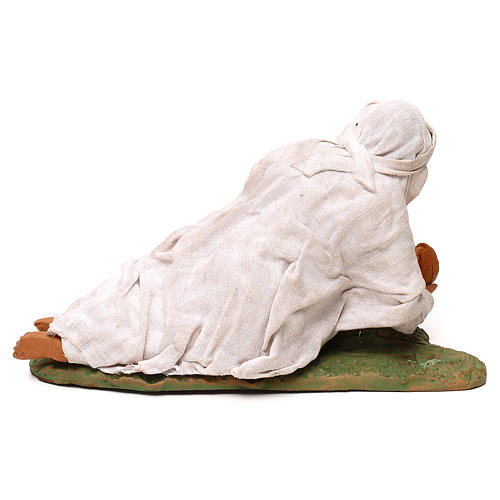 Nativity set accessory Mary resting with Baby 24 cm figurine 5