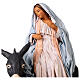 Nativity scene set Joseph and expecting Mary on donkey 30 cm s2