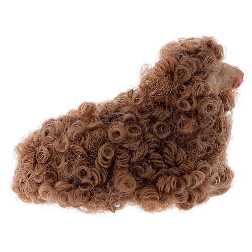 Nativity set accessory resting sheep 12 cm mixed colors 5