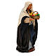 Nativity set figurine, woman with basket14 cm s4