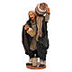 Nativity set accessory Man with barrel and flask 14 cm figurine s3