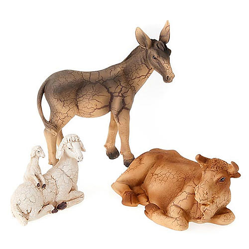 Crèche 21 cm résine 3