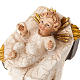 Nativity set scene 21 cm tall crib s5