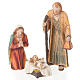 Nativity set scene 21 cm tall crib s6