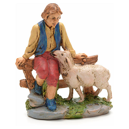 Nativity set figurine Shepherd 10cm 1