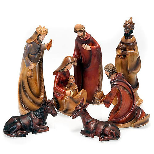 Nativité statuettes en résine 1