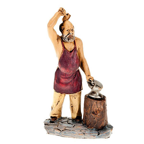 Nativity set figurine Blacksmith with anvil 10cm 1